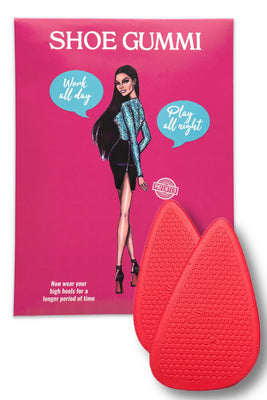 View SHOE GUMMI POINTED RED